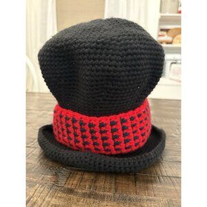 Snowman Top Hat Toilet Paper Roll Cover Crochet